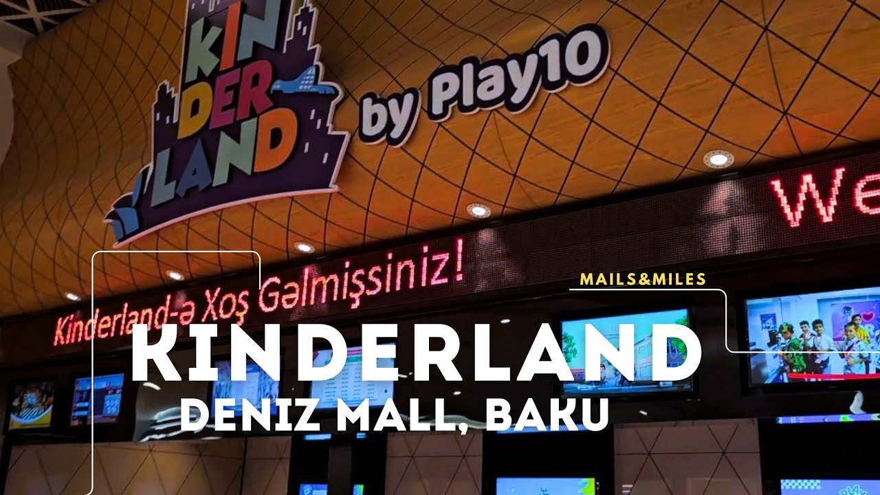 Мы пошли в Город профессий Kinderland, Deniz Mall | Что внутри, сколько стоит, правила | Баку 2026
