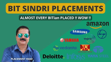 BIT Sindri Placements | Placement session 2021-22 | Amazon | Samsung | VEDANTA | TATA |
