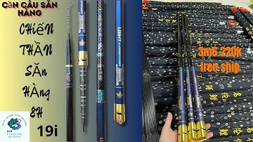Cần Câu Tay  Chiến Thần 8H  F1 Bản Đối trọng săn hàng Tặng kèm ngọn zin