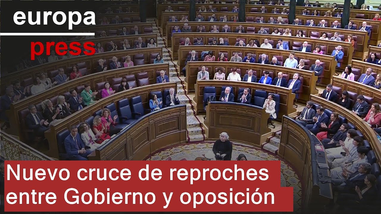 Nuevo cruce de reproches entre Gobierno y oposición en el pleno del ...