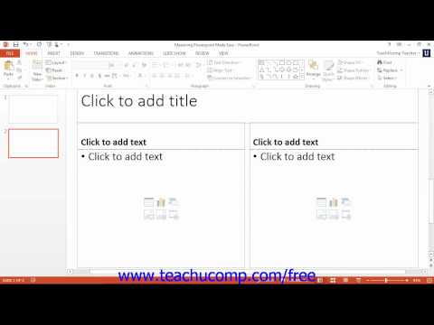 PowerPoint 2013 Tutorial The Scroll Bars Microsoft Training Lesson 1.10