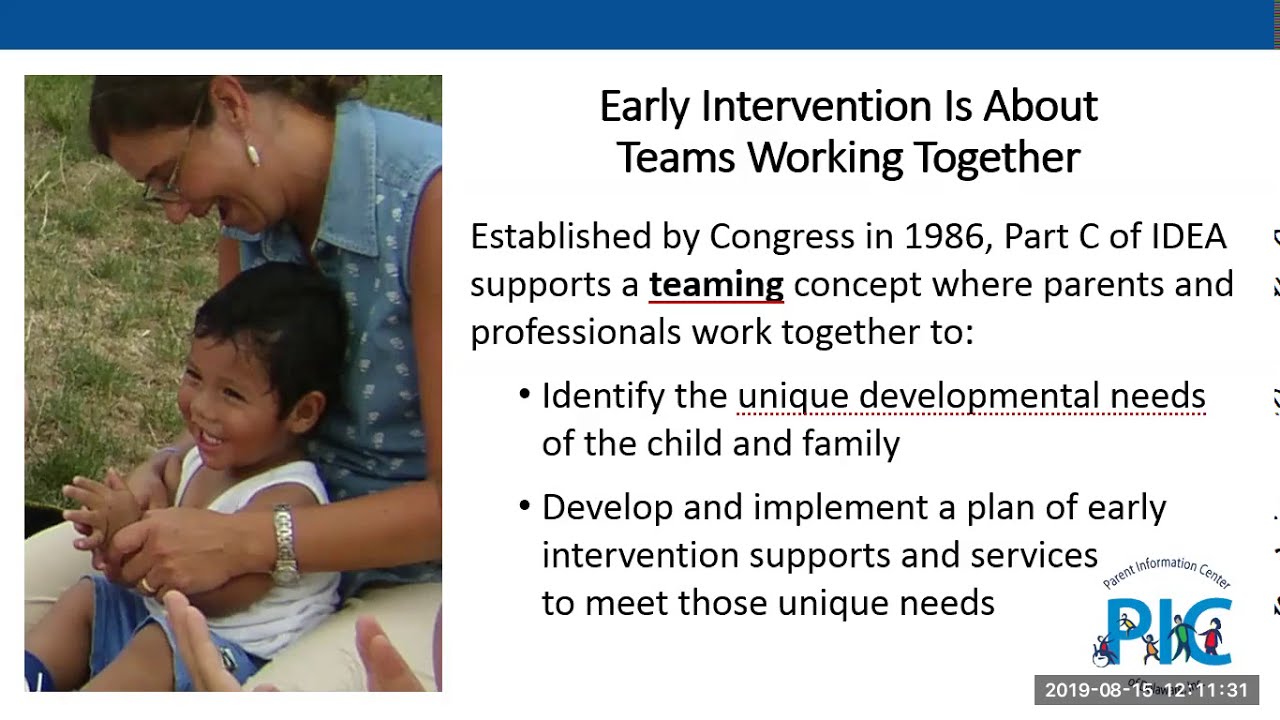 Delaware's Part C Early Intervention Services for Infants and Toddlers