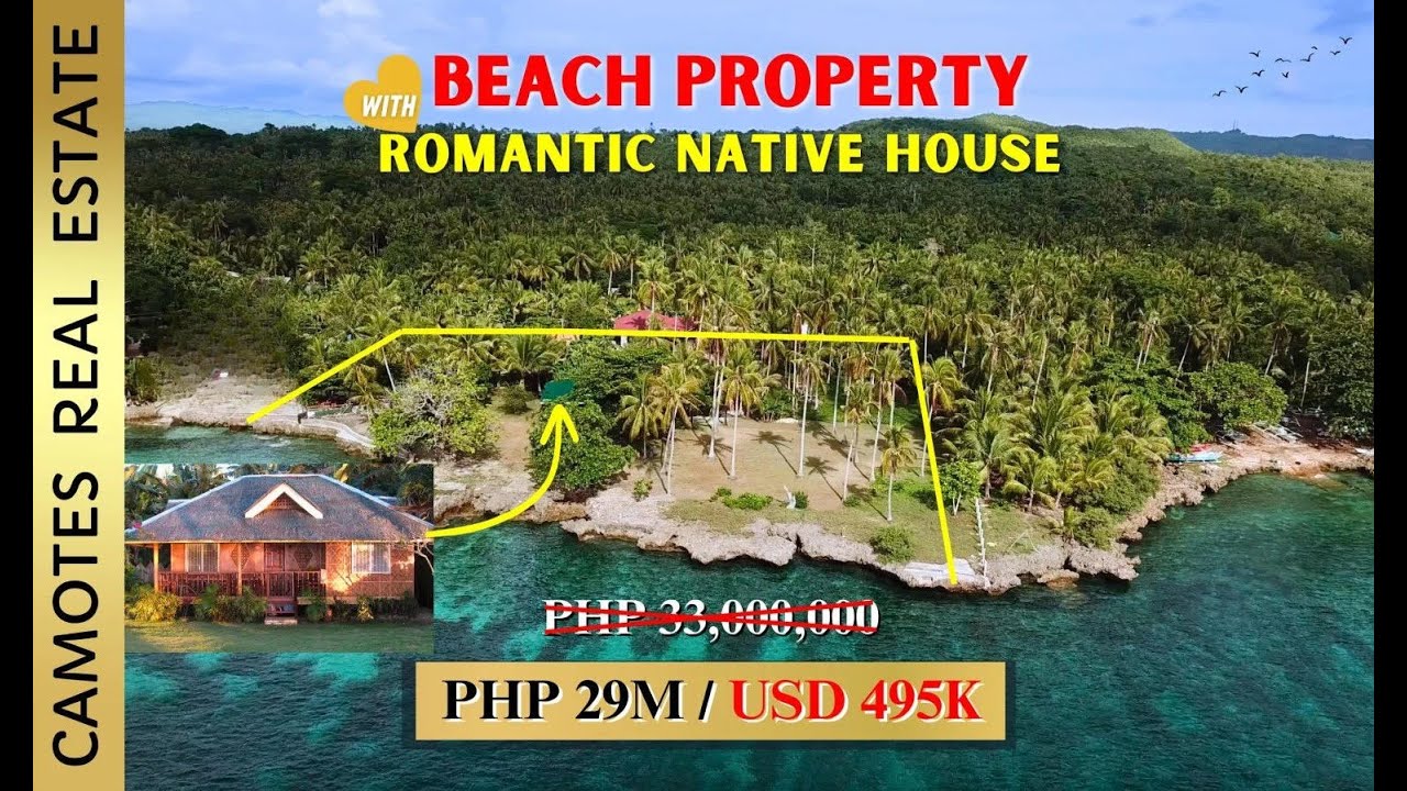 Beachfront Native House for Sale in Camotes Island | Dream Island Property Tour