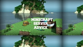 Minecraft Server Advice | Staff and Spawn