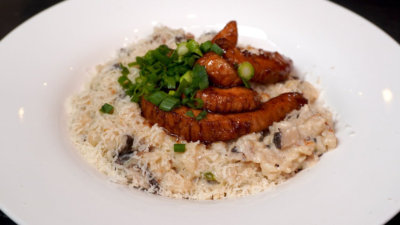 항정살 크림 리조또