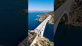 How a Coastal Bridge is Built Across the Ocean 🌉 (Start to Finish)