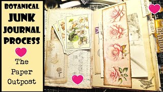 JUNK JOuRnaL Ideas!!!  The Paper Outpost! EASY TECHNIQUES For Beginners!  The Paper Outpost!
