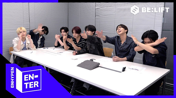 [EN-TER key] ENHYPEN Makes a Fan Chant for "XO (Only If You Say Yes)"
