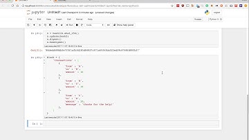Real Time Blockchain Concepts in Python! - Hashes and PoW