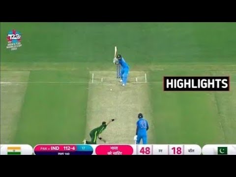 india vs pakistan T20 world highlights 2022 | Ind vs pak world cup ...