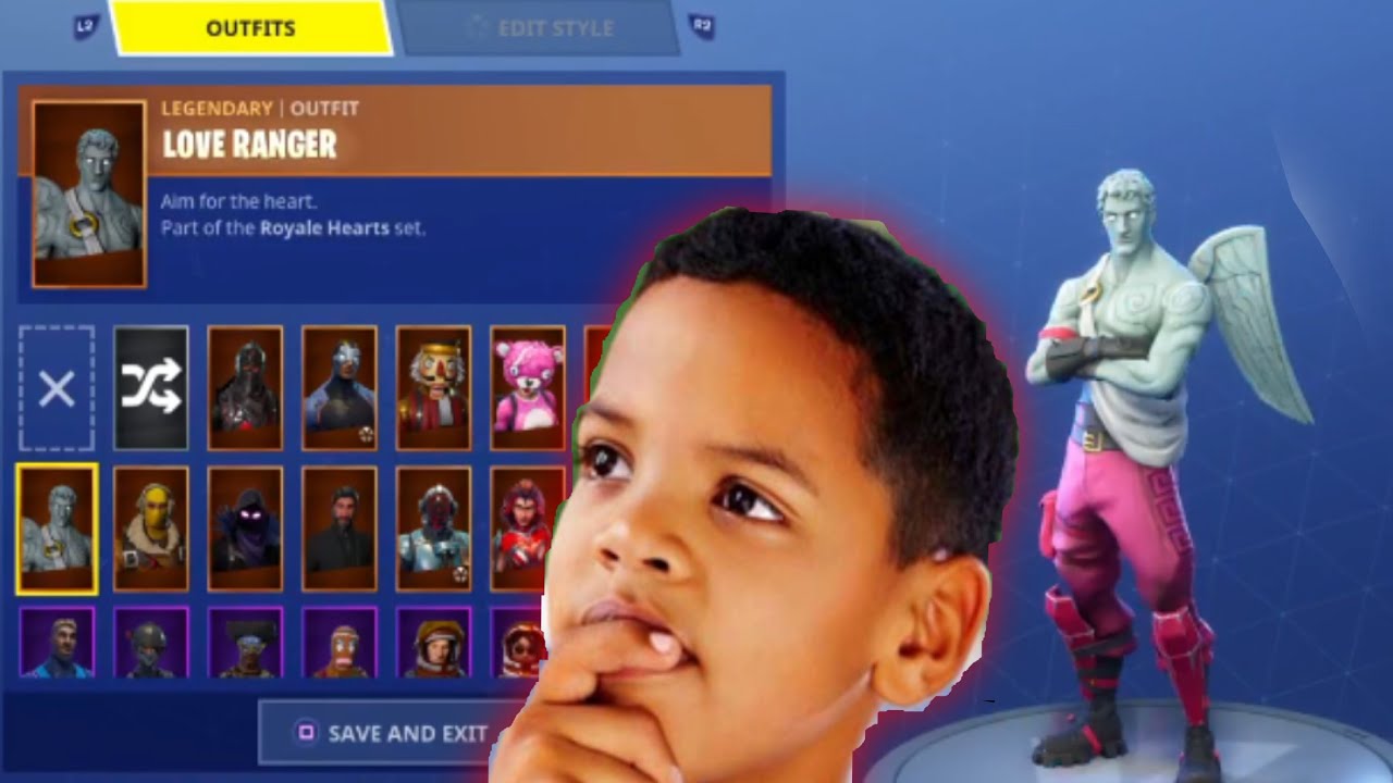 TRYING THE "Love Wings" Backling on 44+ Skins! New Cupid Skin! - Fortnite Cosmetics!