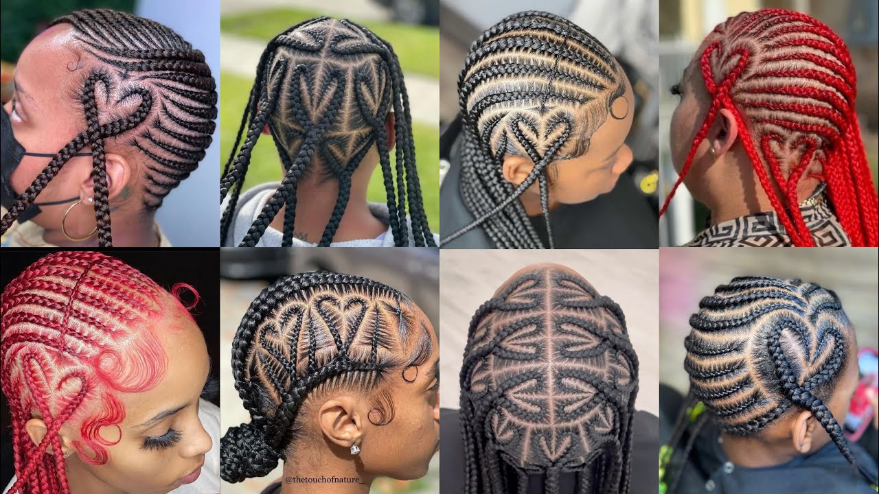 ❤️Cute 50+ Heart Braids Hairstyles for Valentine’s Day 2026|Braided Hairstyle Trends For Black Women