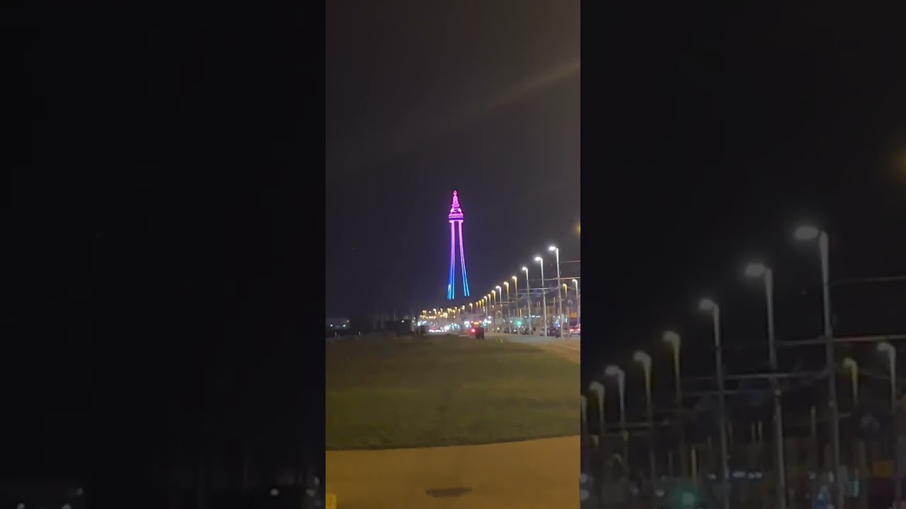 The tower fade tonight Blackpool 