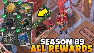 SEASON 89 FULL REWARDS UNLOCKED | WORTH IT OR NOT? | INSANE LOOT! | LAST DAY ON EARTH (LDOE)