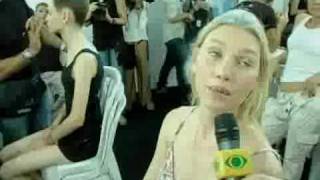 Aline Weber Carolina Tholer Isabelli Fontana e muito mais reunidos no Programa Mundo Fashion da Band apresentado a 4 anos por Tatjana Ceratti