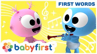 toddler learning video laughing w funny googoo gaagaa learn musical instruments babyfirst tv