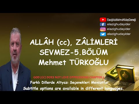GOD (CC) DOES NOT LOVE VIOLERS CHAPTER 5 Mehmet TÜRKOĞLU 05.01.2022