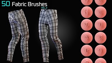 50 Fabric Brushes - Vol-2