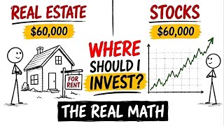 REAL ESTATE vs STOCKS: Which actually make you RICH (The math)  Guide
