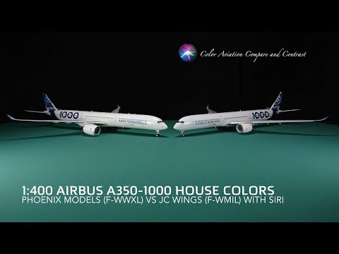 A350-1000 Phoenix vs JC Wings ? 1:400 Airbus F-WWXL vs F-WMIL with