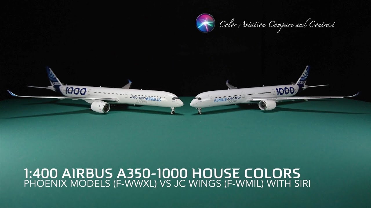 A350-1000 Phoenix vs JC Wings ? 1:400 Airbus F-WWXL vs F-WMIL with