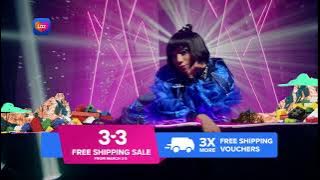 3X MORE FREE SHIPPING at the LAZADA 3.3 FREE SHIPPING SALE