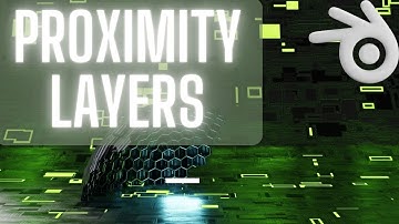 Blender proximity with layers...