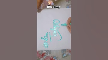 All Bts comments your name #taehyung #calligraphy #shorts #bts