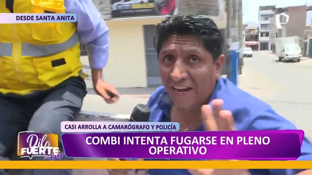 Santa Anita: chofer en presunto estado de ebriedad se da a la fuga en pleno operativo policial