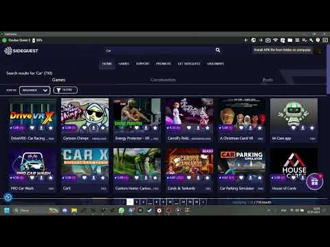 Как скачивать бесплатные игры для окулус квест 2. Общедоступный вариант