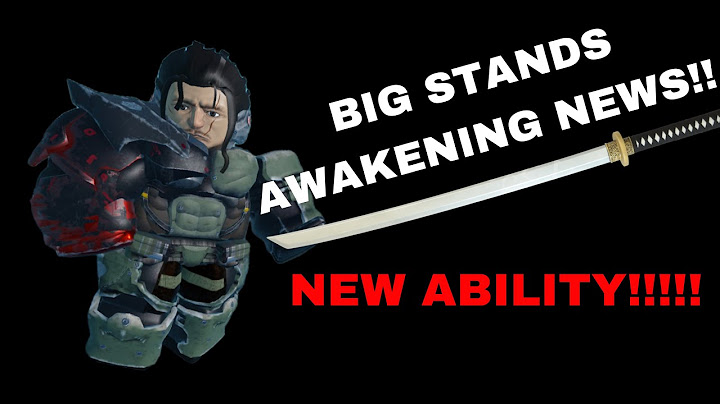 BIG STANDS AWAKENING UPDATE?! (SAMURAI) | Roblox Stands Awakening