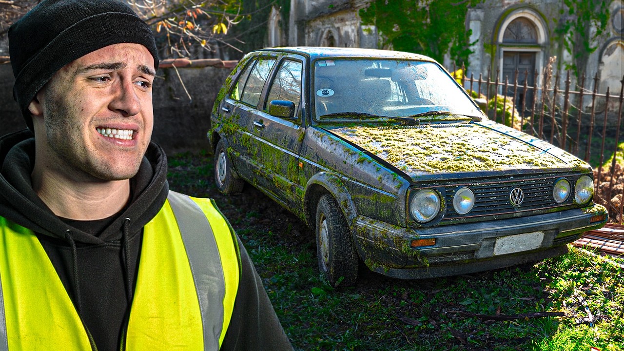 GOLF MK2 ABBANDONATA DA 10 ANNI IN UN CONVENTO
