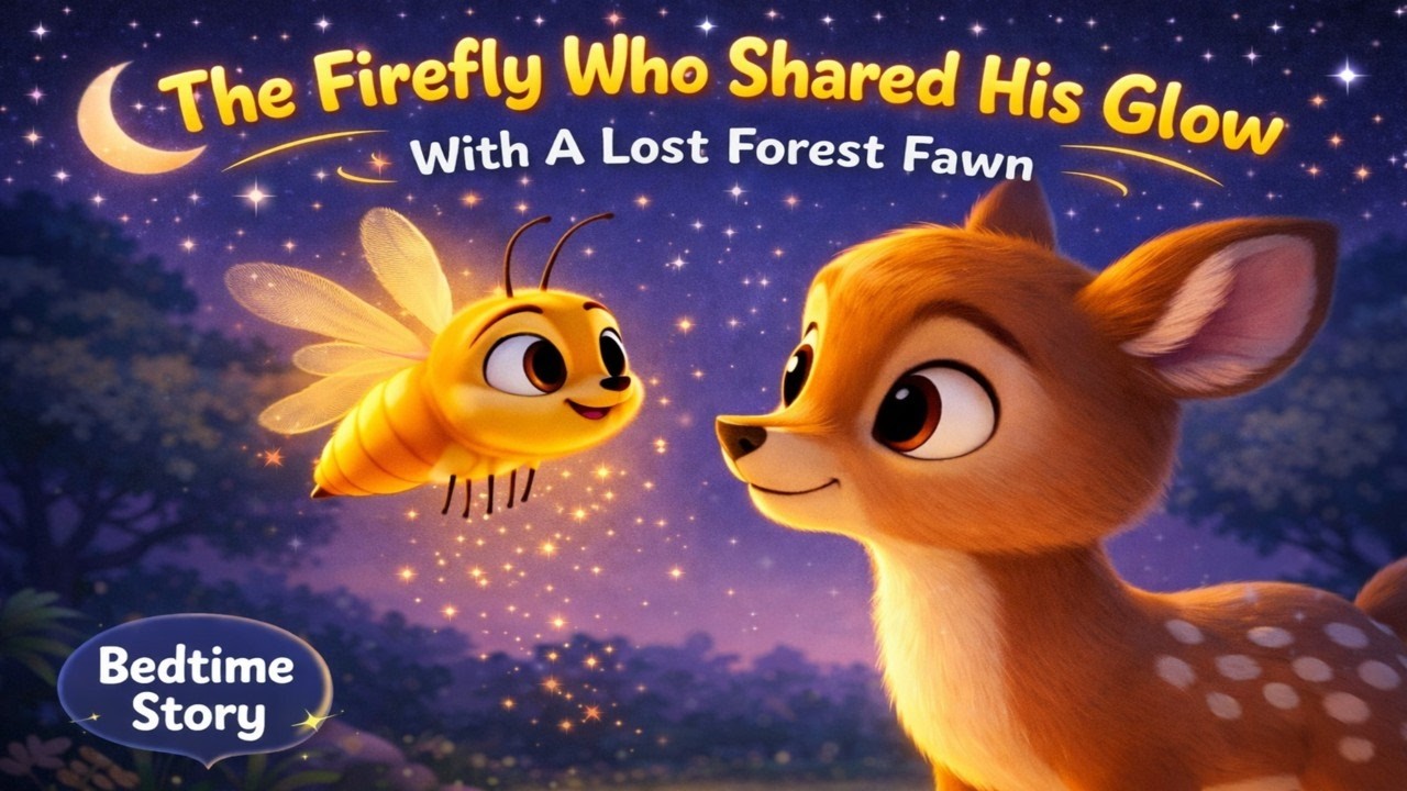 The Little Firefly And The Lost Fawn 🦌✨ Kids LOVE This  Bedtime Story About Friendship!