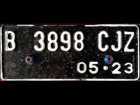 Indonesia ALPR Automatic Black License Plate Recognition Demo AI LPR Camera for Seamless Parking by RICOMTECK-Vehicle & Pedestrian Access Control