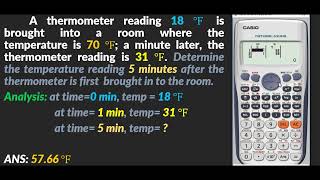 Newton's Law of Cooling (Differential Equations) screenshot 2
