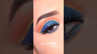 Blue eye makeup // Party eye makeup // Makeover by Divya Reddy #eyemakeup
