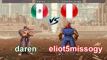 SNK vs. Capcom - SVC Chaos Super Plus - daren vs eliot5missogy FT5