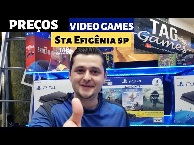 PREÇOS DE VÍDEO GAMES NA SANTA EFIGÊNIA SP + ACESSÓRIOS 