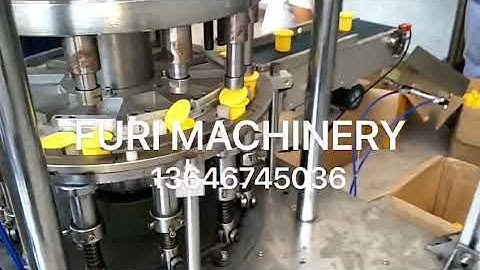 Flip top cap closing folding machine