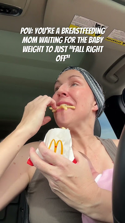 Breastfeeding lies cause breastfeeding hunger is real 🤣 #breastfeedingtips #postpartumbody #newmom