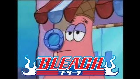 Shounen anime portrayed by SpongeBob