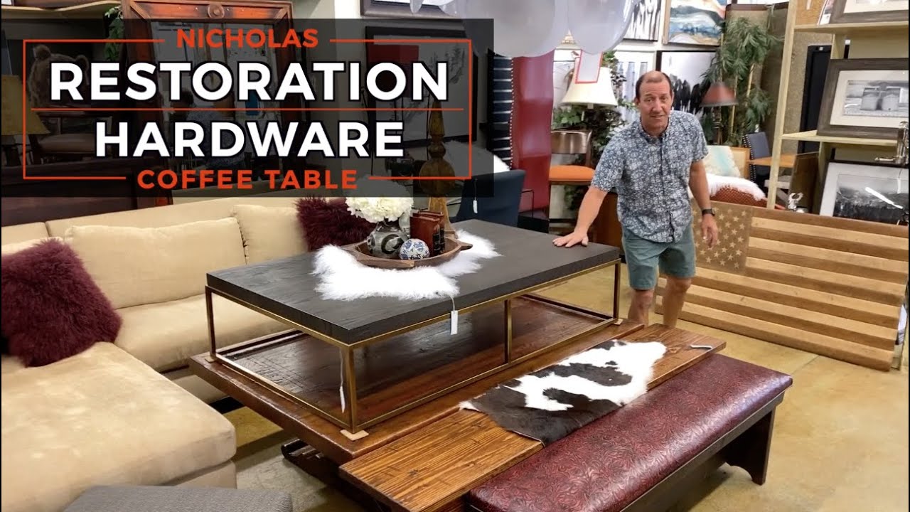 Restoration Hardware Coffee Table YouTube