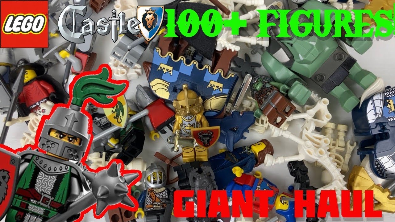 GIANT LEGO MEDIEVAL HAUL! (100+ figs!?😱👀)