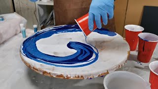 Epoxy Resin Art Pour Painting