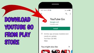 How to download YouTube Go From play store 2022 screenshot 5