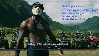 DaBaby Intro (official music video) mp3 Songby Widely Worldy