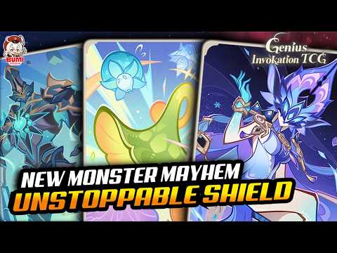 NEW MONSTER DECK!! SPAMMABLE SHIELD | Genshin TCG