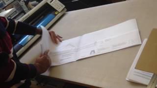 : How to fold A1 plans to A4 for Binding