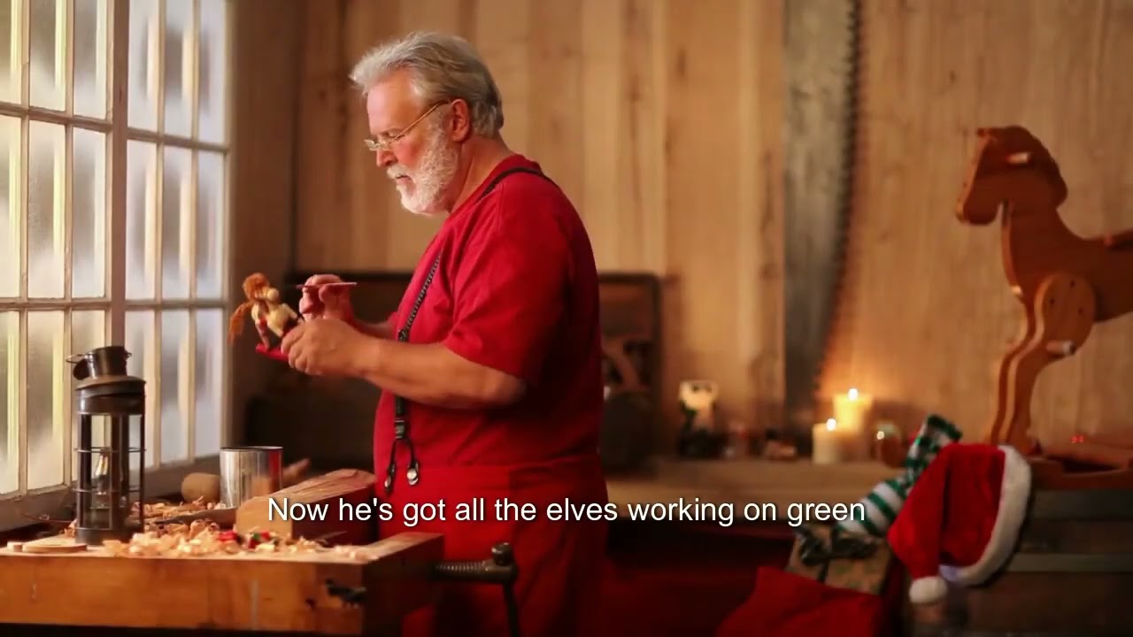 Santa choose Renewable Energy