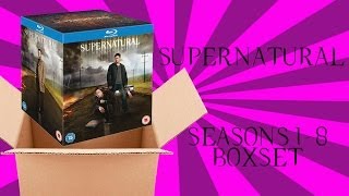 UNBOXING: Supernatural Seasons 1 - 8 UK boxset - YouTube
